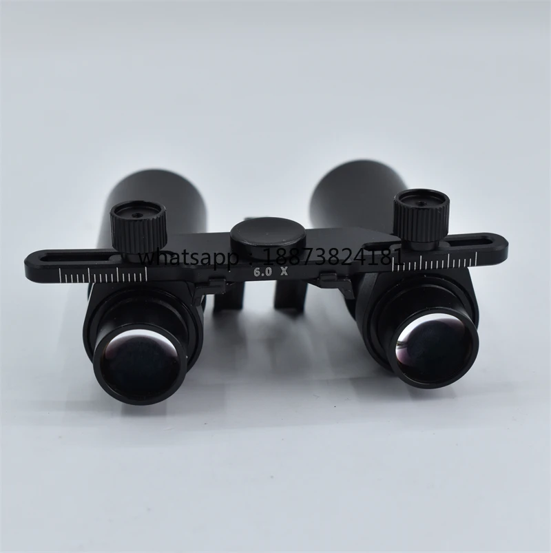 

5X/6X Magnifier Glasses Loupes Accessories LED Headlight Binocular Loupes Dentist Surgical Headlamp fast shipping