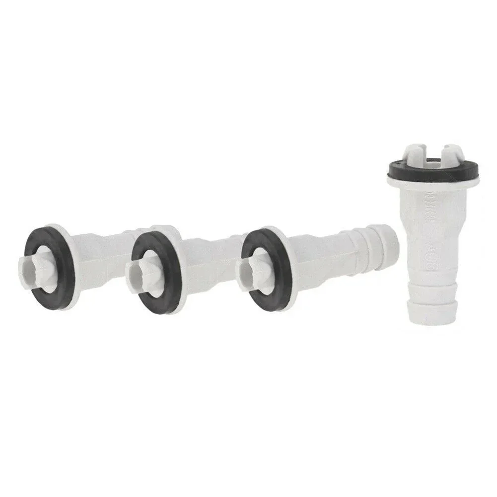 YTOM For Midea Drain Hose Connector Drain Adapter For Air Conditioners 0.6 Inches/15 Mm 1/4pcs Plastic Straight Fitting