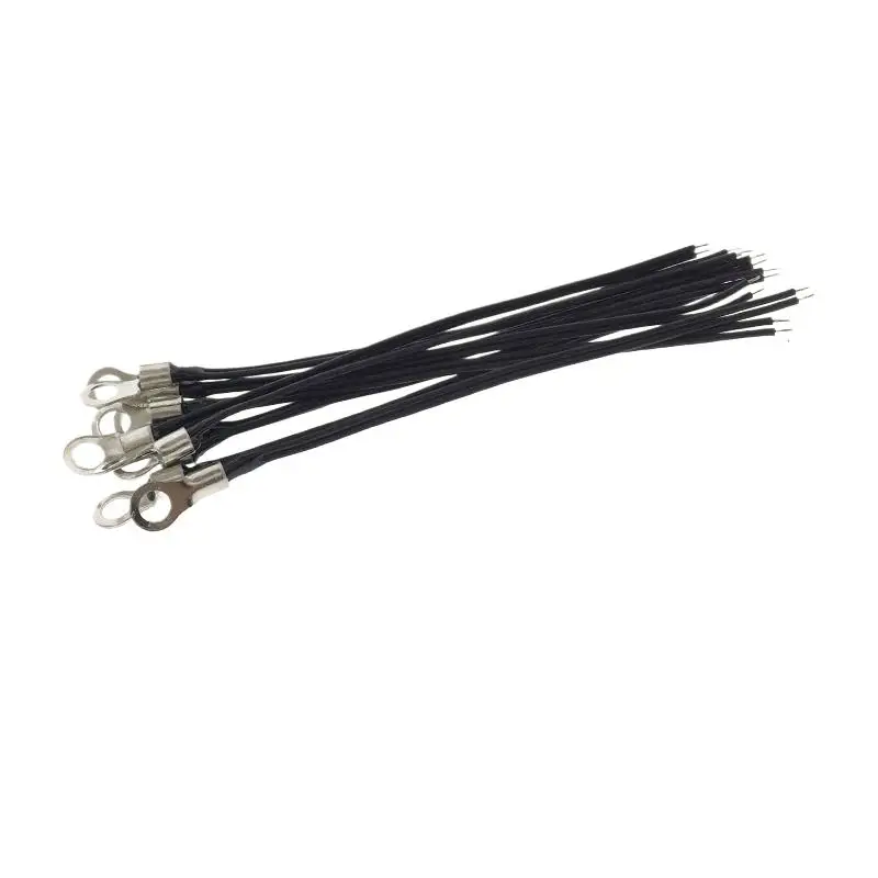 5K B3950 OT5.5-5 Fixed Line Ears Surface Mount Aperture 5mm NTC Thermistor Temperature Sensor Long 10CM Tin 3mm