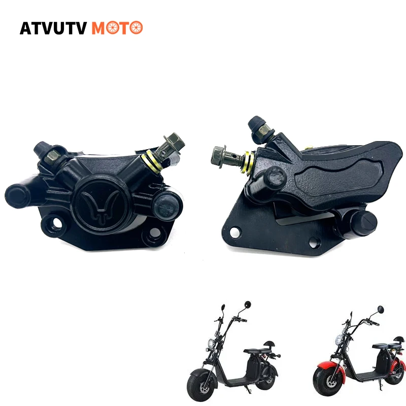 

1pcs Motocycle Front And Rear Brake Calipers With Brake Pads Brake Pump For Chinese Halei Citycoco Electric Scooters