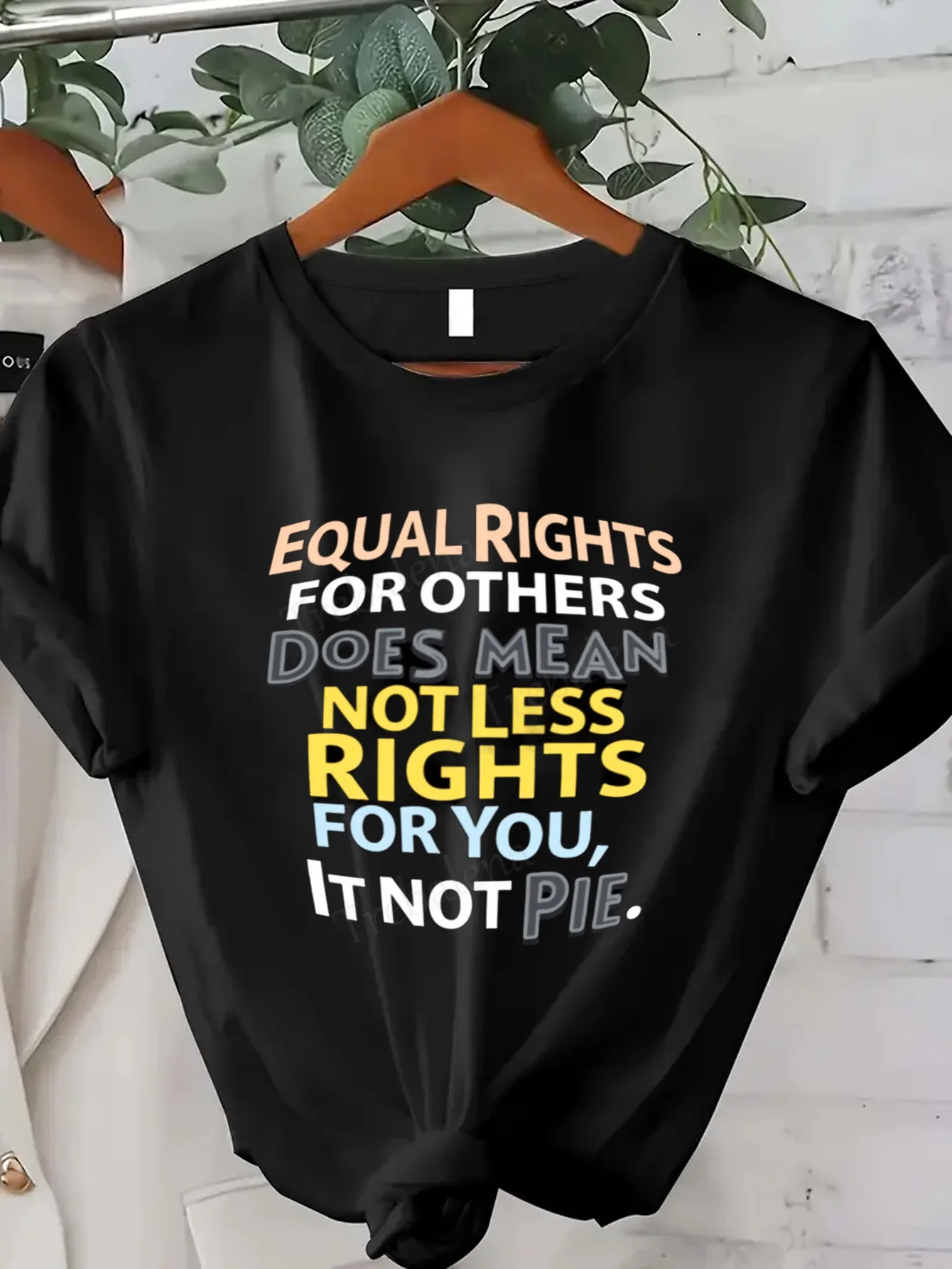 

Women T-shirt Equal Rights T-Shirt for Women - Bold Statement Tee