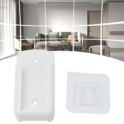 White Air Conditioner Remote Control Storage Box Mobile Phone Storage Rack Wall Mounted Organizer Remote Control  Stand Holder