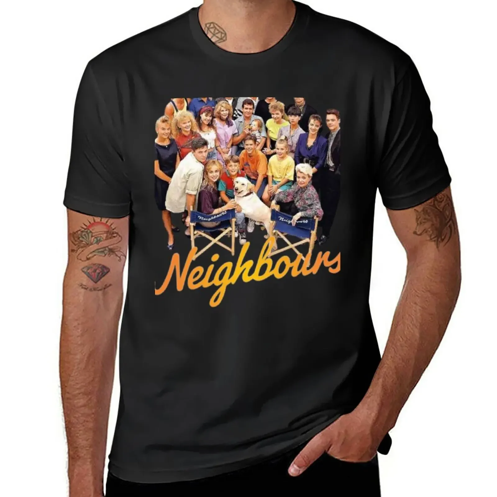 neighbours tv show ramsay street T-Shirt anime clothes shirts graphic tees mens graphic t-shirts pack