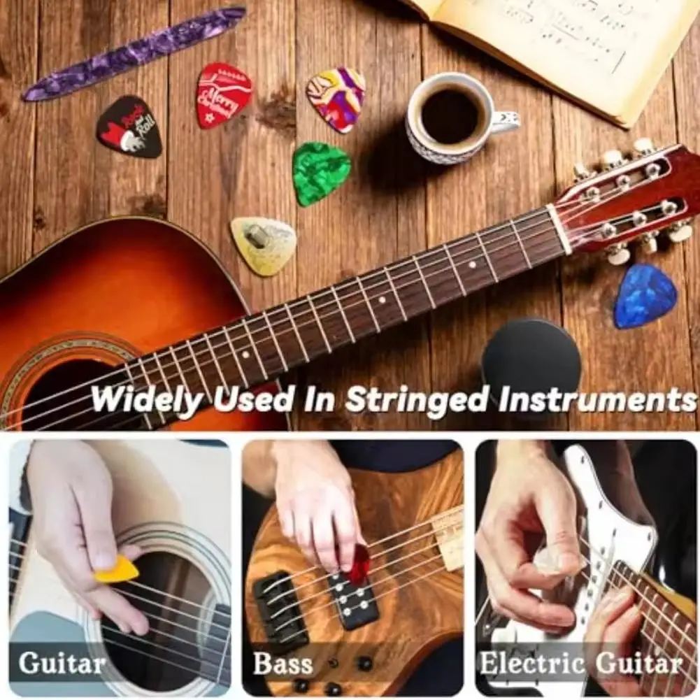 2025 عيد الميلاد الغيتار يختار تقويم القدوم الغيتار Dicing اللعب أداة طقم هدايا الغيتار باس صندوق آلة موسيقية سلسلة أجزاء #6