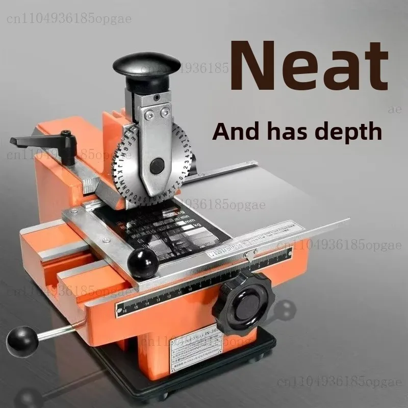 Metal Nameplate Marking Machine, Small Electric Stainless Steel Plate, Aluminum Plate, Manual Steel Stamp Coding Machine, JN-360