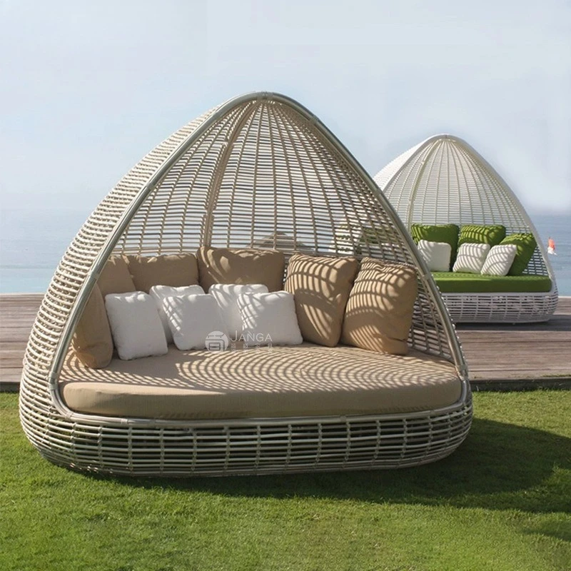

Outdoor villa garden courtyard bird's nest bed open-air waterproof sunscreen sofa Internet celebrity hotel B & B bird cage sofa
