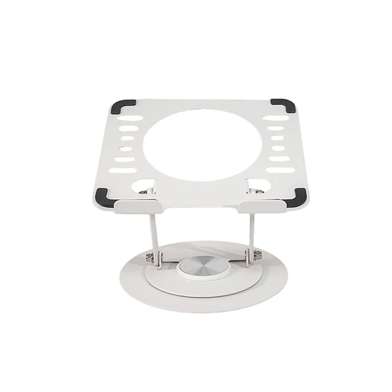 Popular Cheap Office Notebook Table Laptop Stand Support Holder Metal Steel  360 Degree Rotation Support and Adjustable Foldable