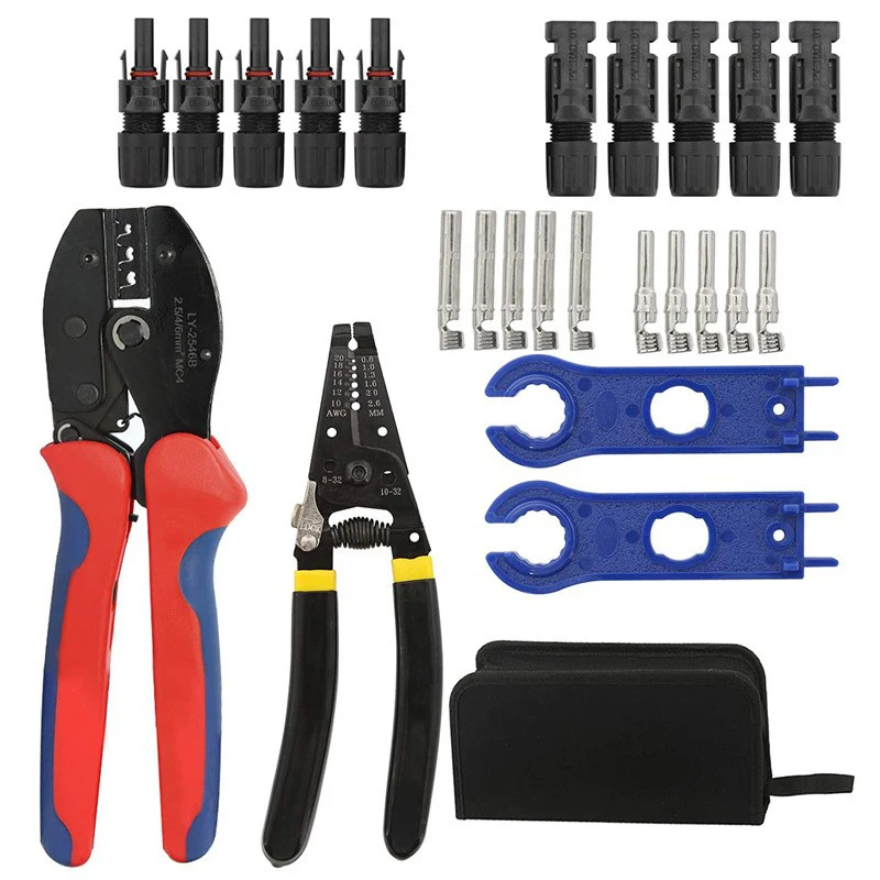 Solar Connector Terminal Crimping Pliers  Photovoltaic Crimping Pliers Kit LY-2546B