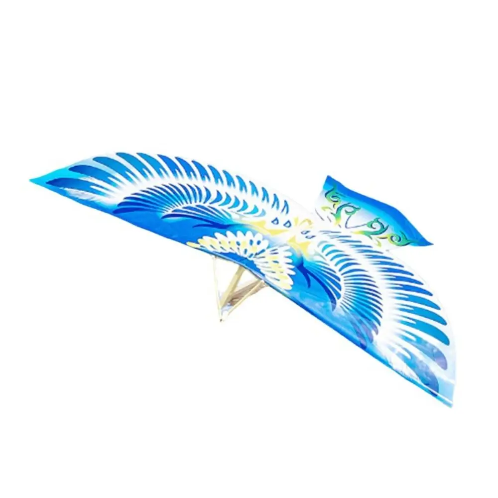 Juguete de pájaros voladores de plástico para diversión al aire libre, banda de goma de Color aleatorio, cometa de pájaros voladores alimentada, juguete divertido para niños al aire libre, 10 Uds.