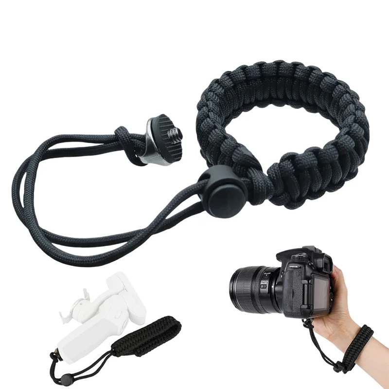 DSLR-Kamera-Armband, Anti-Verlust-Seil für Insta360 X5/X4 DJI Action 5/4 GoPro Hero 13/12 Action-Kamera und 1/4 Schraubseil – Detail 7
