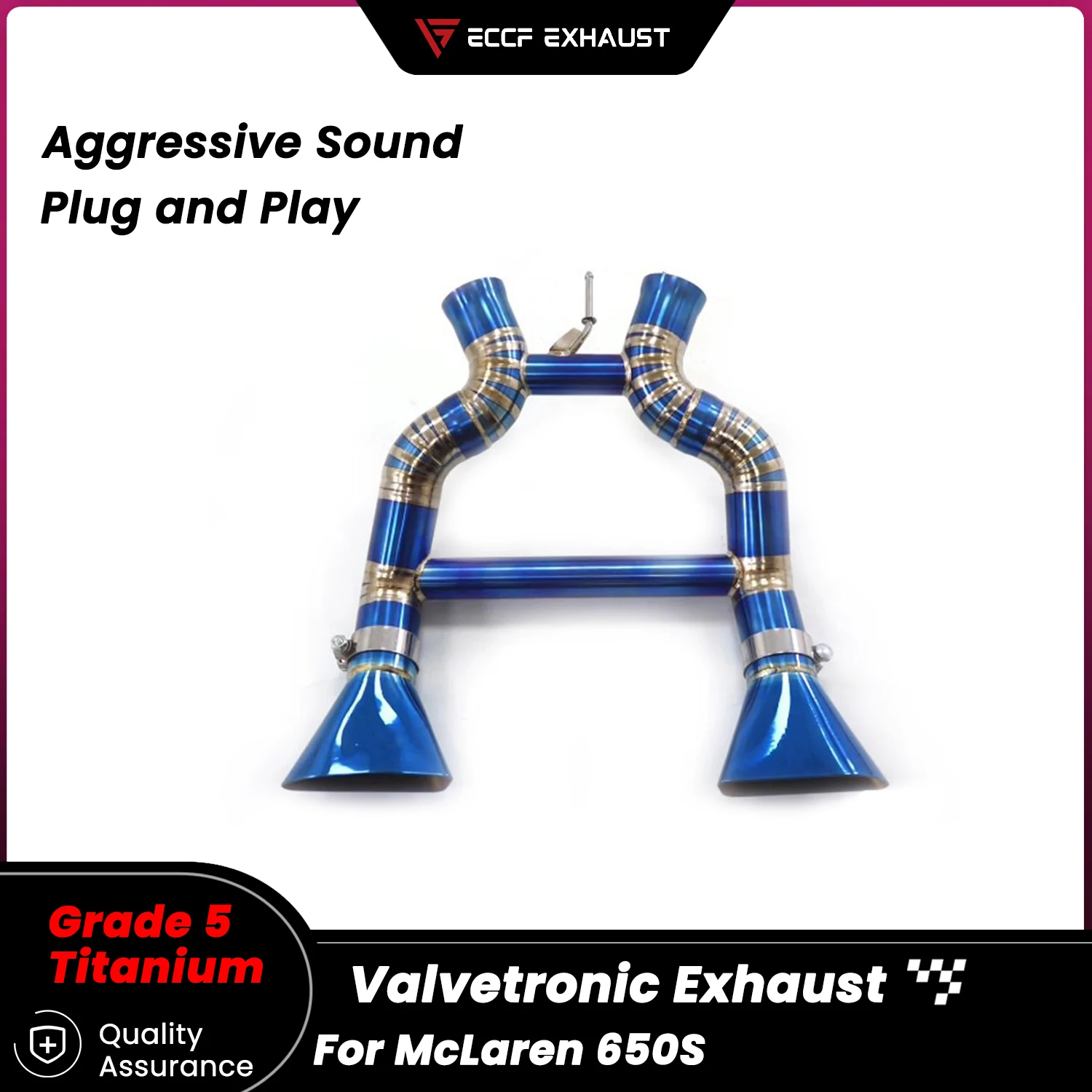 

Sporty TItanium Catback Exhaust for McLaren 650S Unleash True Exhaust Performance Easy Installation