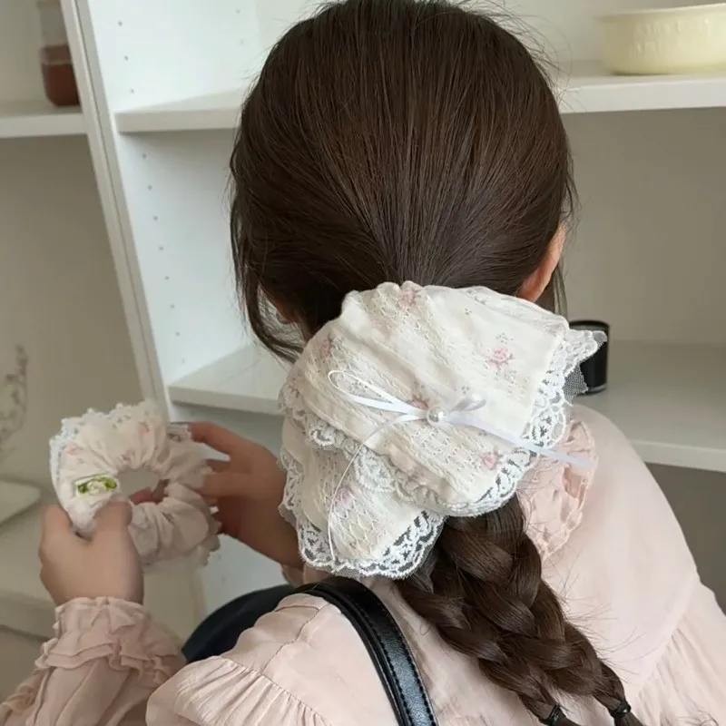 Fantasy-Haarband mit Schleife, Band, Spitze, Haarschmuck für Damen