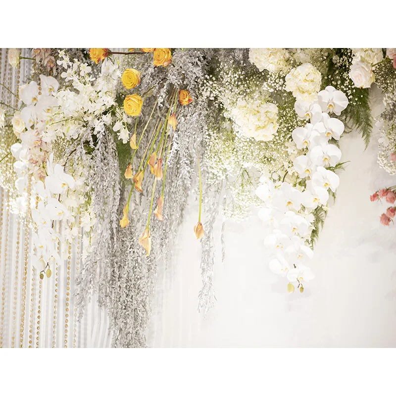 Художественный тканевый фон SHENGYONGBAO для фотосъемки на День святого Валентина с изображением деревянных цветов для вечерние ринки, фон для фотосъемки на день рождения 201214QMH-03