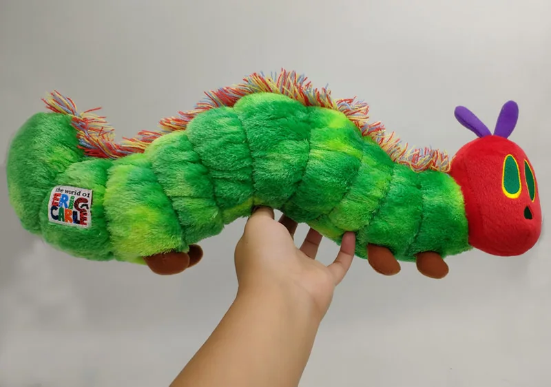 Autentico modello 3 il bruco molto affamato di Eric Carle farcito peluche bambini regali per bambini