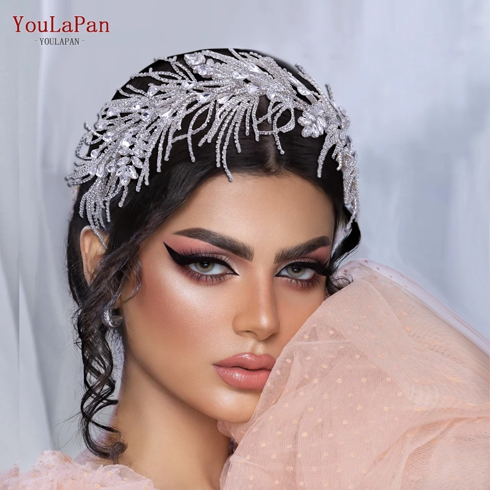 

YouLaPan HP490 Wedding Headband for Woman Diadem Luxury Bridal Headpiece Princess Crown Bride Headdress Hair Jewelry Accessories