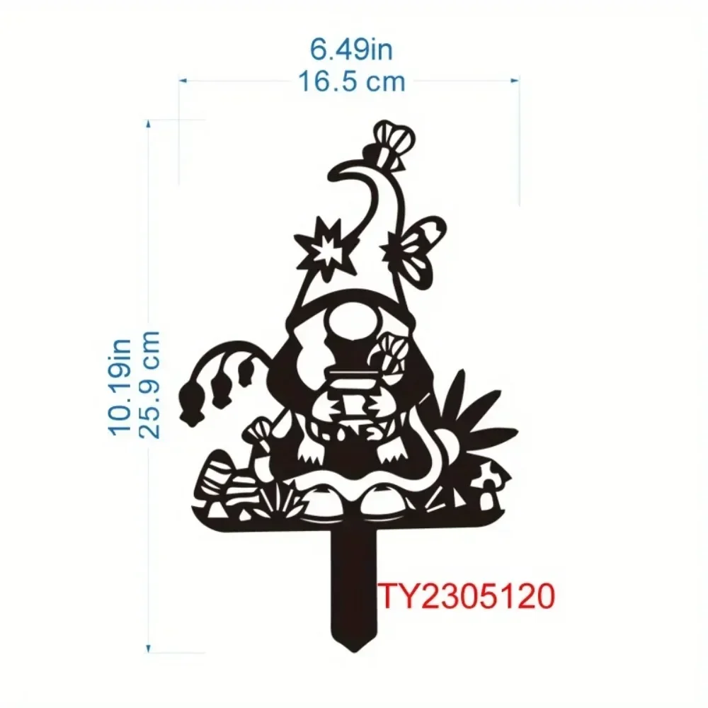 Fascinate Your Garden with Captivating Metal Gnome Decoration Wall Art. Throw a Magical Garden Bash