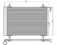 CPE359016 air conditioner radiator (condenser) PARTNER 1.9d 02-