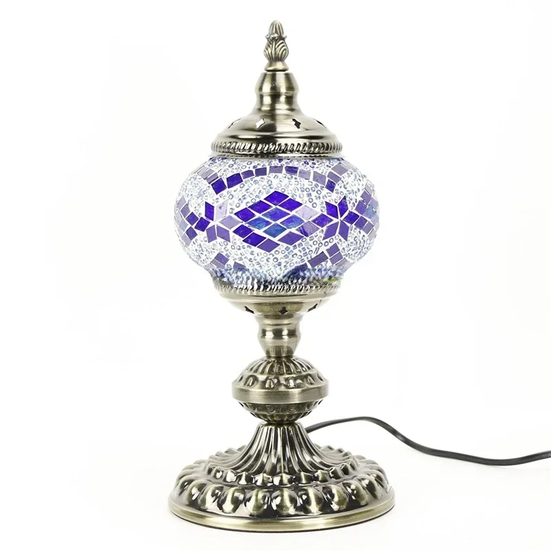 New Tokin-lighting (TC1M01-5) Handmade Mosaic Art Turkish LED table mosaic Lamps