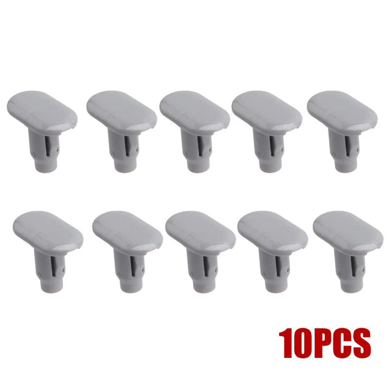 10pcs Car Rocker Panel Moulding Clips Fastener Gray Plastic Clips Replacement Car Accessories for Lexus GX470-2003-2004