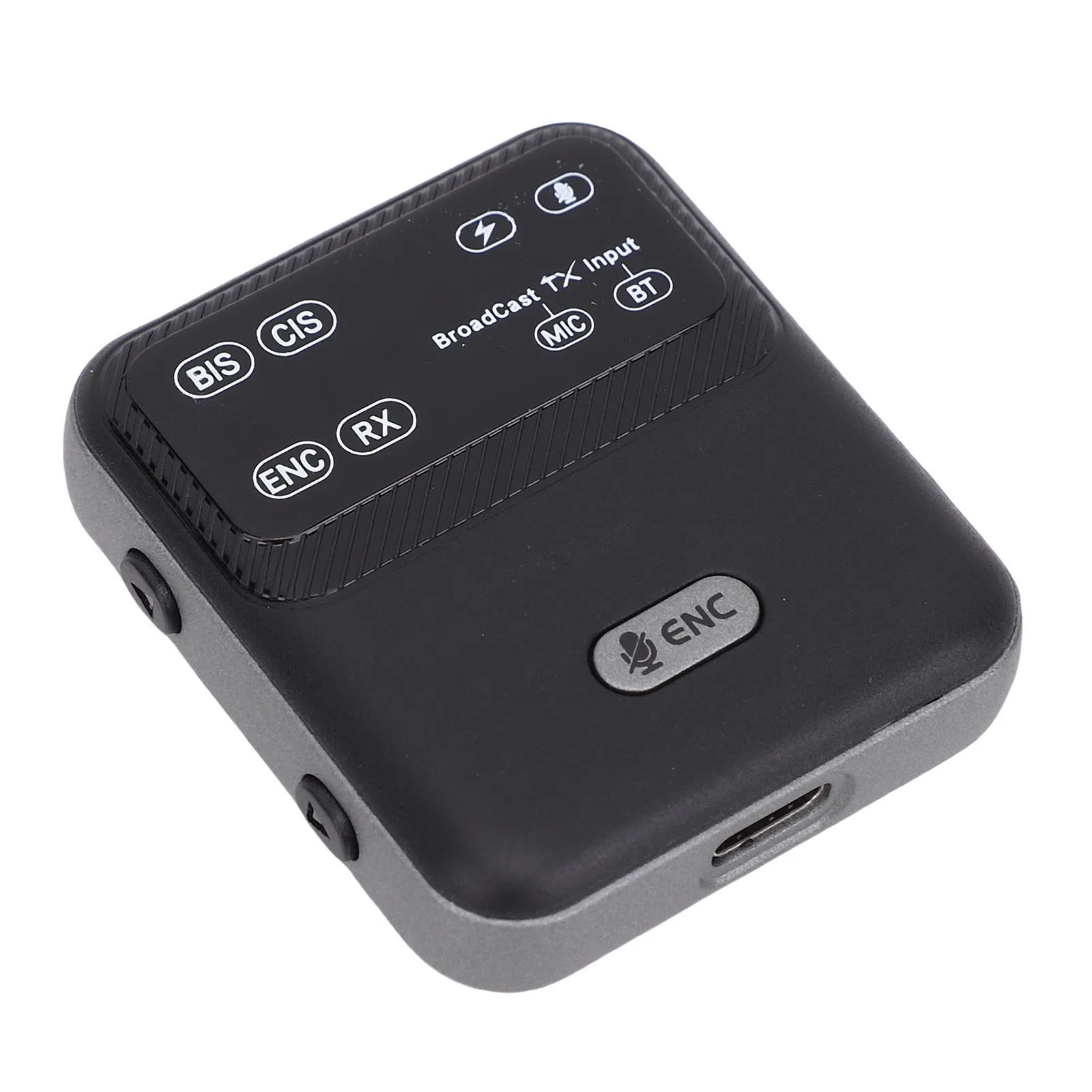 Bluetooth 6.0 Receiver Transmitter Support SBC AAC LC3 ENC Broadcast Sound Adapter 3.5mm Output Input for Classes Guided Tours