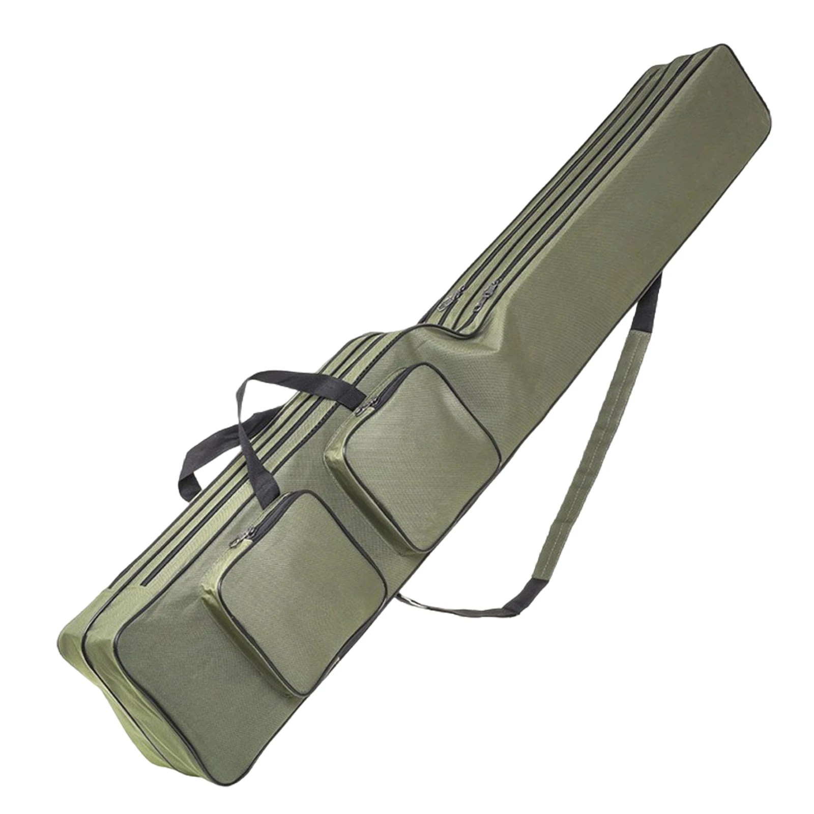 

Чехол для удочек 150 см, сумка для хранения рыболовных катушек и снастей, водонепроницаемый, из оксфордской ткани, большой вместимости, для мужчин, семейных путешествий, подарков