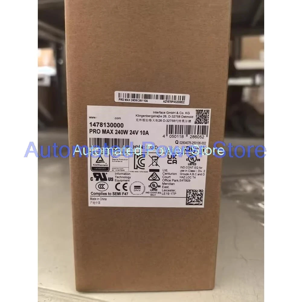 1 Pcs 1478130000 Switching Power Supply PRO MAX 240W 24V 10A