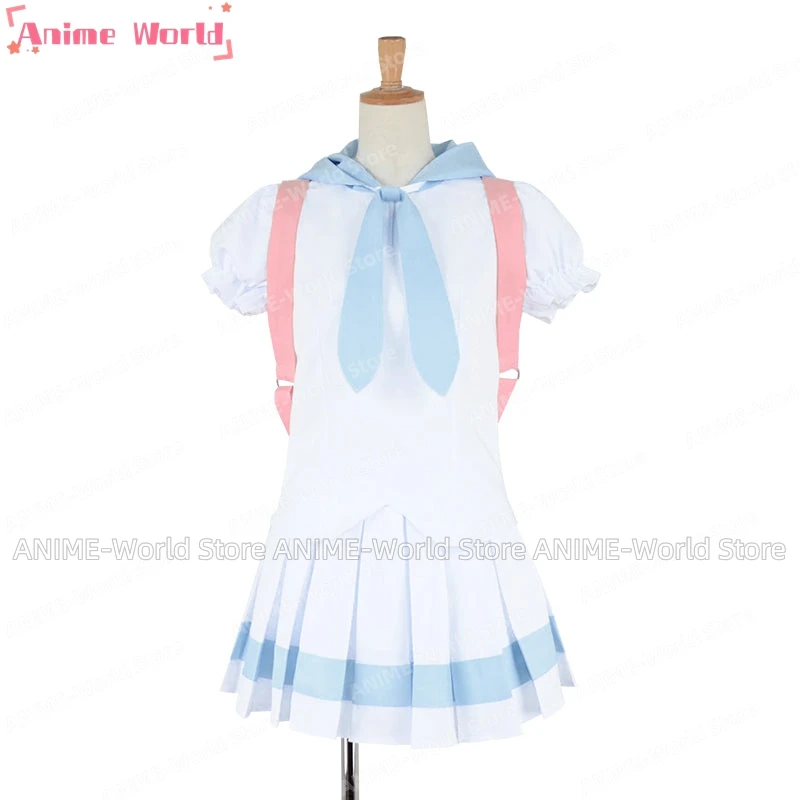 《Custom Size》Anime Sun and Moon Lillie Cosplay Costume Outfit Cosplay Costume Lolita Dress with Bag Halloween Wig Christmas