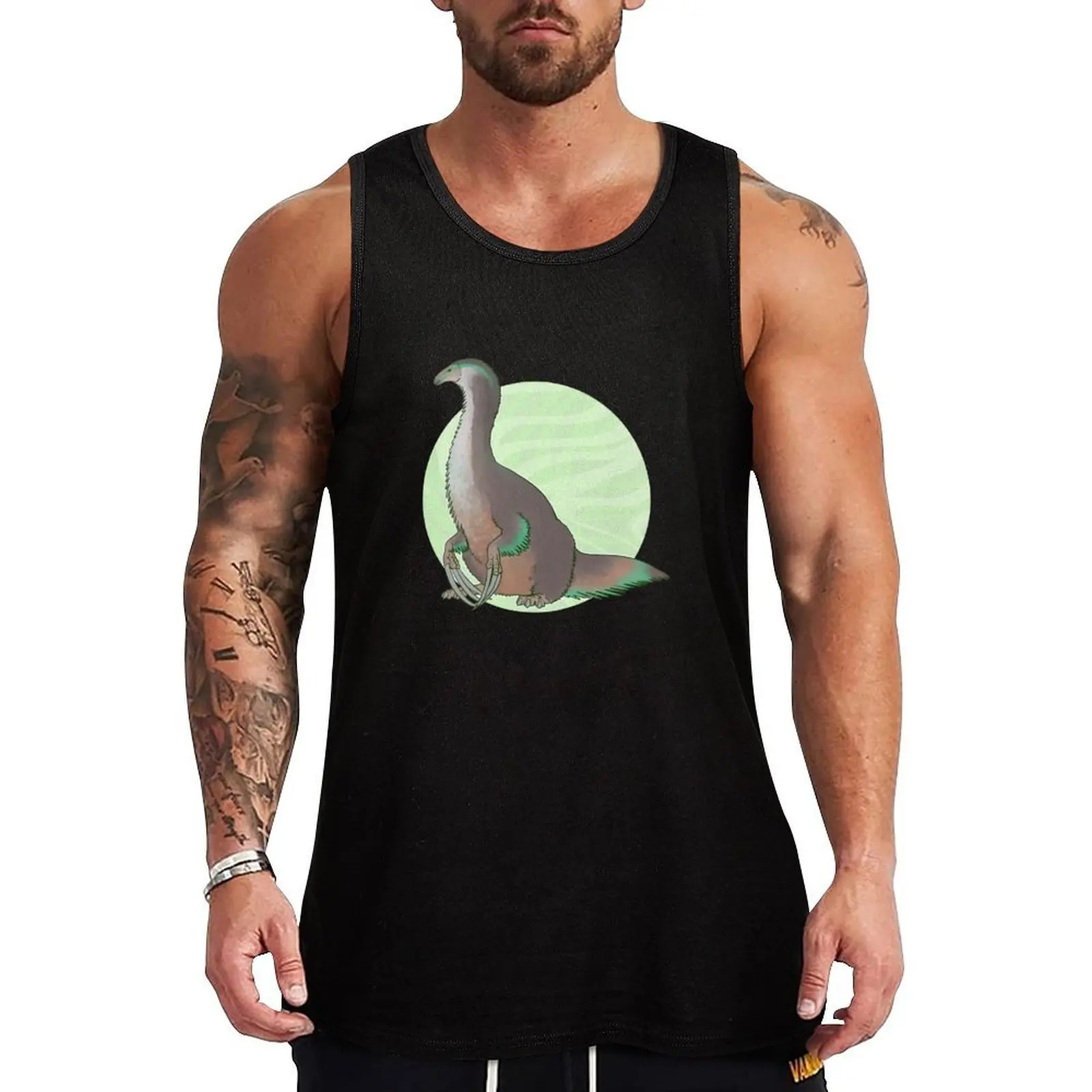 Therizinosaurus Tank Top Text Print Tank Top Letter Graphic Casual Sleeveless