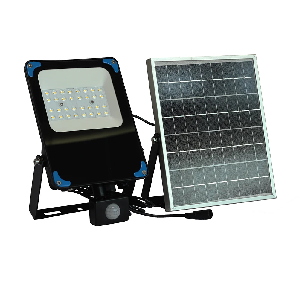 20W Ultra-Thin Solar Flood Light Motion Detected Outdoor Waterproof Garden PIR Security Wall Lamp