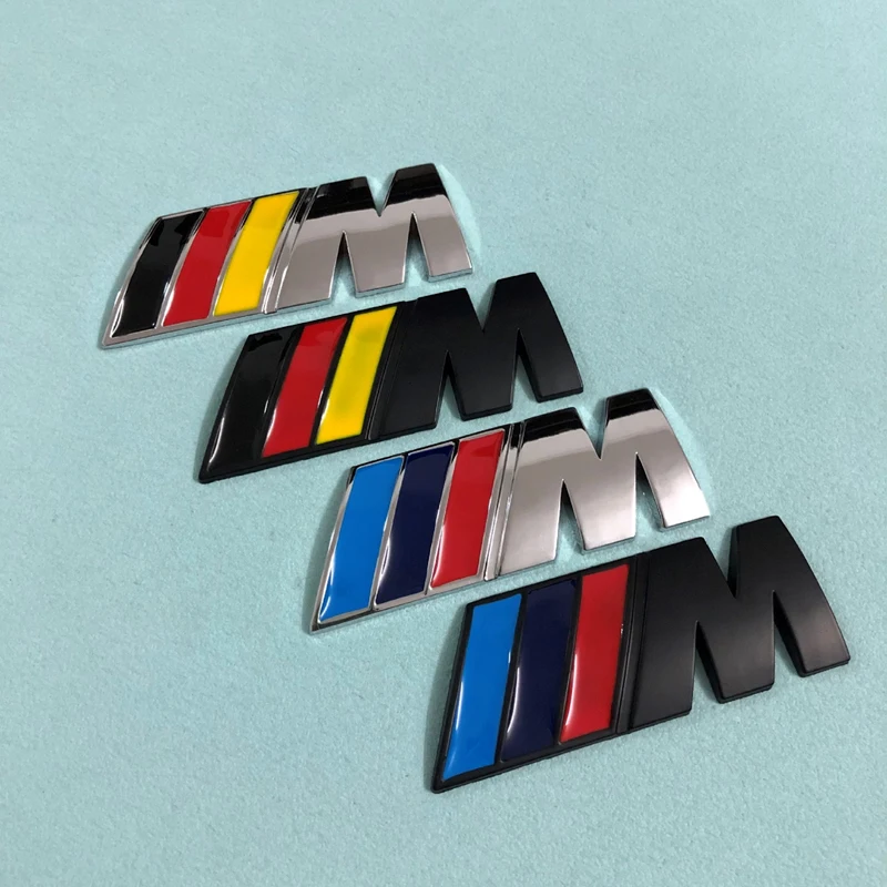 For BMW 1 2 3 4 5 6 7 Series X1 X3 X4 X5 X6 X7 87 F20 E36 E46 E90 E39 F10 F16 Car Body Metal Decorative Sticker Accessories