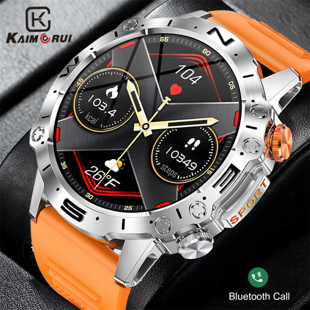 2023 NEW Amoled Smartwatch Men Bluetooth Call 1.43 inch 380mAh Fitness Heart Rate IP67 Waterproof  Outdoor Sports Smart Watch