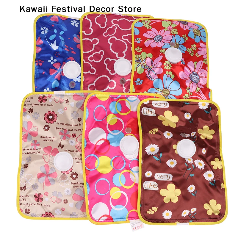 1PCS EU/US Rechargeable Electric Hot Water Bottle Hand Warmer Heater Bag For Winter Gifts Winter Hot Water Bottle Random Color