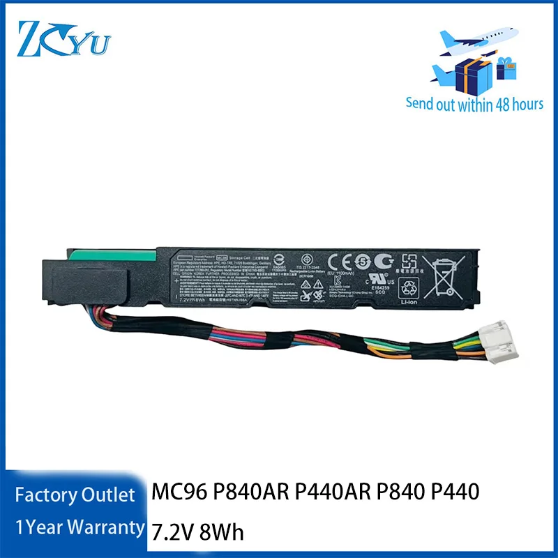 MC96 Battery for Hp G10 Smart Array P840AR P440AR P840 P440 Raid 7.2V 8Wh