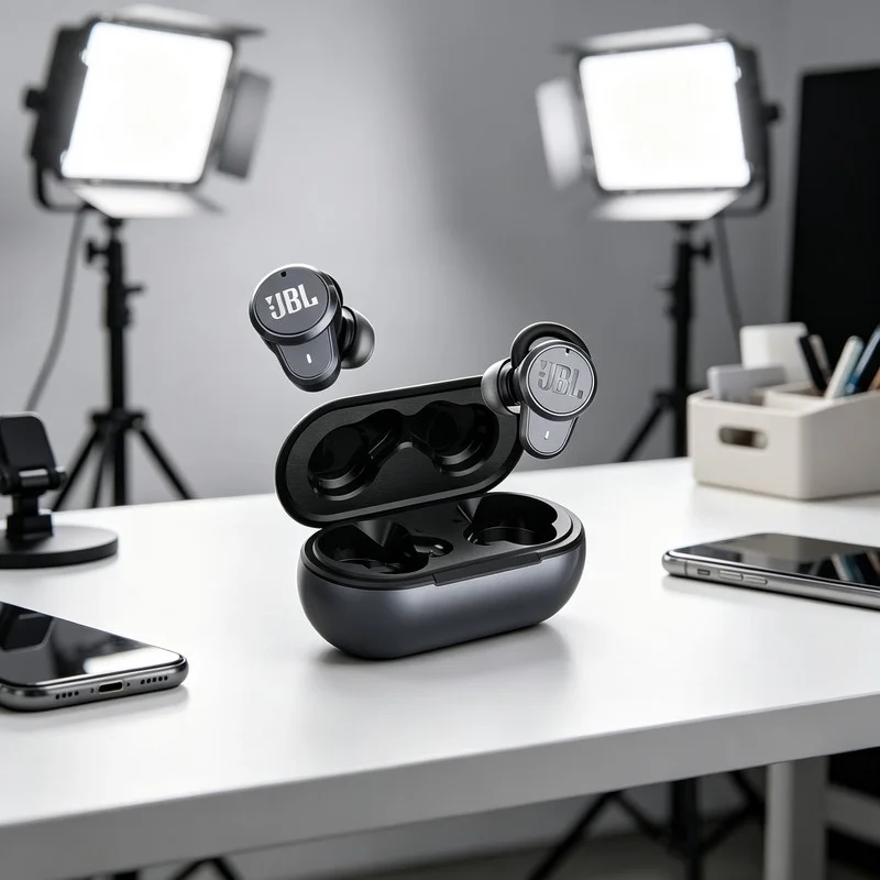 JBL T280TWS Pro Earbuds for City Travel with Noise Management