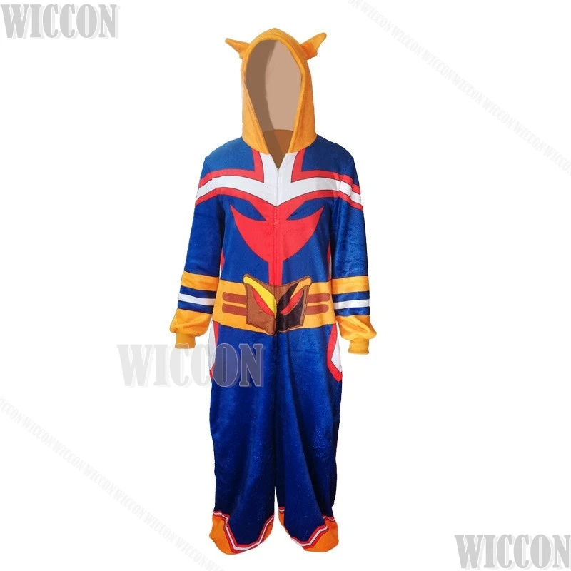 

Hero Might Anime Cosplay Cartoon One-piece Pajama Home Wear Unisex Clothes Adult Man Woman Halloween Carnival Outfit Navidad