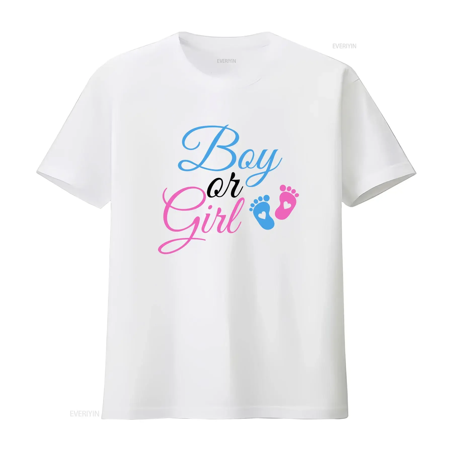 Boy Or Girl T shirt Team Cute Gender Reveal Party Baby Announcement He She vintage Washed Versatile Stretched