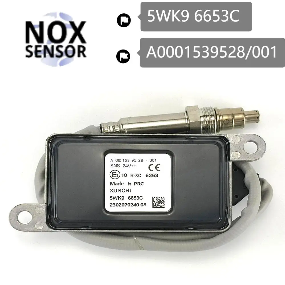 A0101539528 5WK96653C  A0101539528 New NOX Sensor fit For Mercedes-Benz Actros MP4 EURO6 Truck 24V