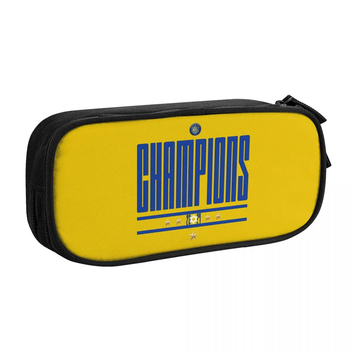 Maccabi Tel Aviv Big Capacity Pencil Pen Case Office College School Large Storage Bag Pouch Holder Box Organizer