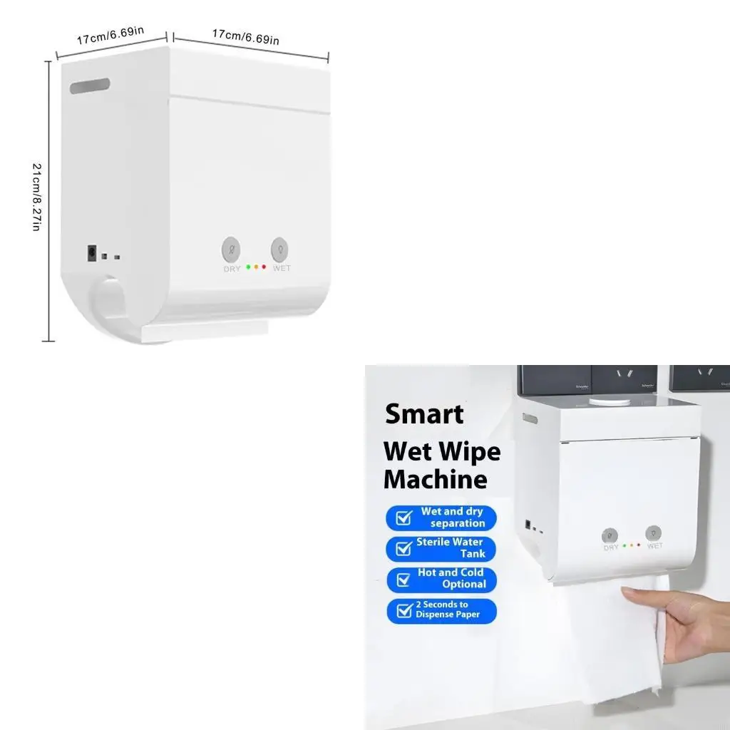 

Electric Tissue Warming Machine Baby Wipe Warmer Constant Temperature Heated Dispenser Portable for Home Car Travel