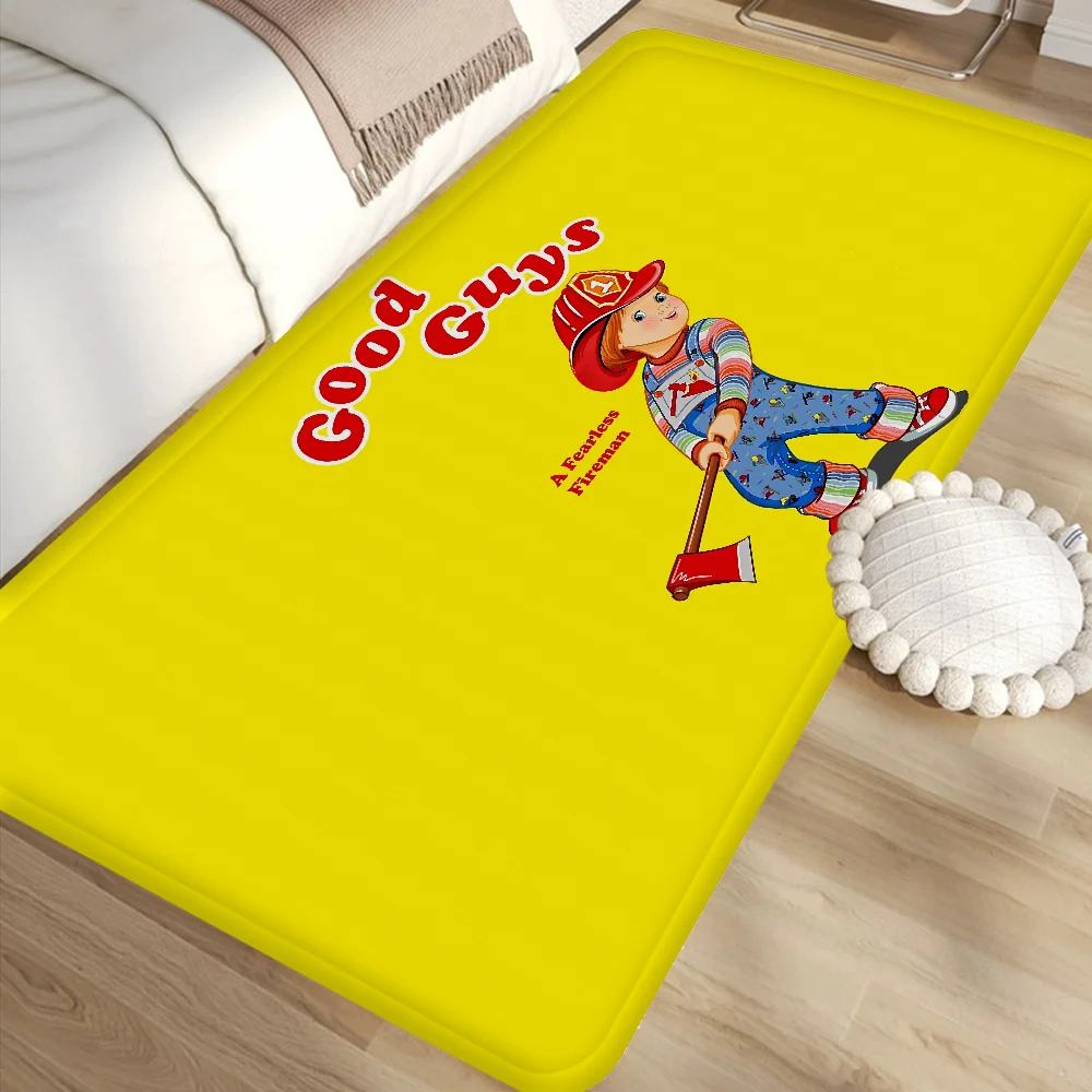 Classic Horror Movie Chucky Child's Play Floor Mat Rectangle Anti-slip Home Badmat Front Door Indoor Outdoor Welcome Doormat