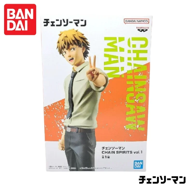 

In Stock Bandai Original Banpresto Chain Spirits Vol 1 Chainsaw Man Denji Model Doll Brand New Boxed Action Figure Model Garage