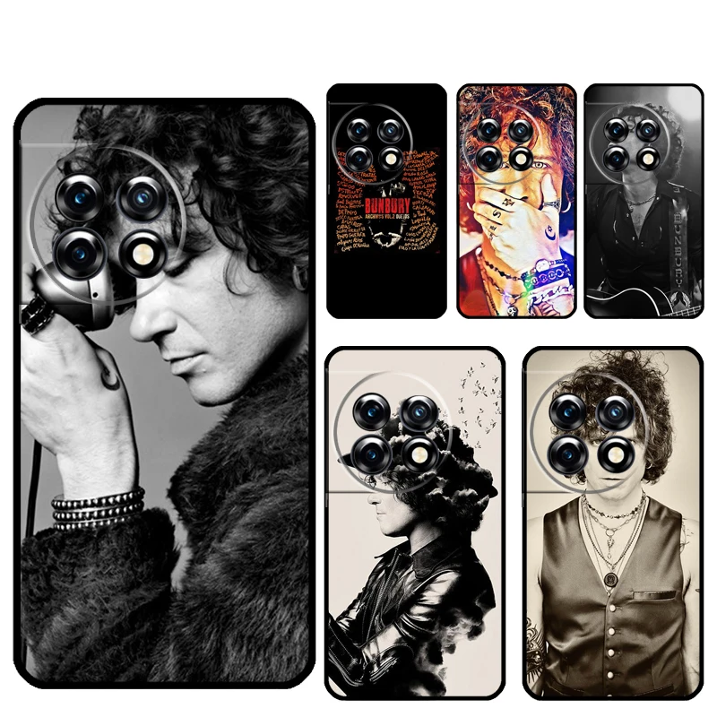 Funda Enrique Bunbury para OnePlus 12R 13 12 R 11 9 10 Pro 8T 9RT 10T OnePlus Nord 4 CE 2 3 Lite N20 N30