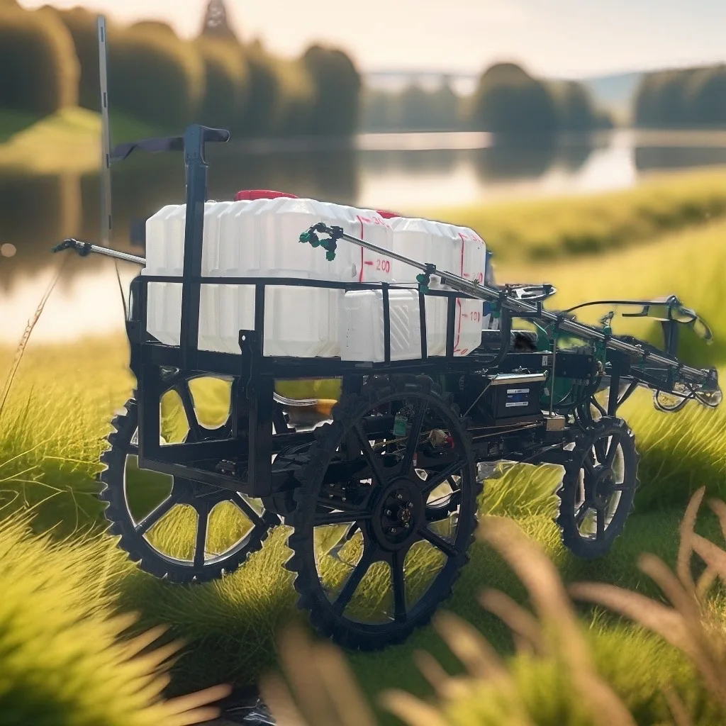 Agricultural Fertilizer Fogger Sprayer Long Telescopic Stick Smart Walking Tractor Boom Sprayer For Agriculture