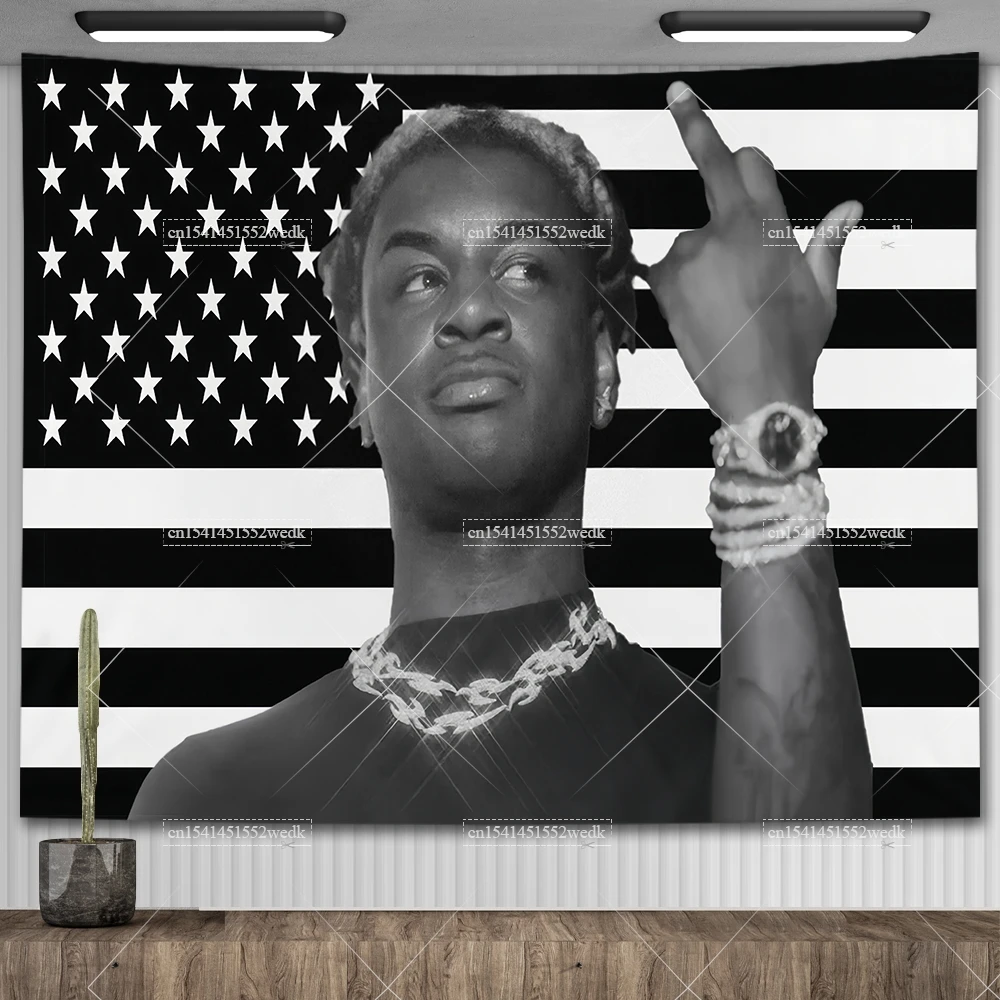 Tupac 2PAC Flag Outdoor Ken Carson American Tapestry For Room Hip Pop Lil Peep Tapestrys Bedroom Decoration Aesthetic Posters