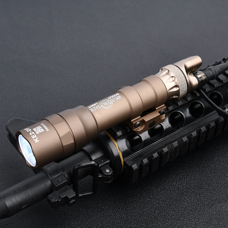 WADSN Scout Light M600DF with Metal Tail Cap Surfire M600 M600C 1400 Lumen Airsoft Torches Hunting Softair Weapon Lighting