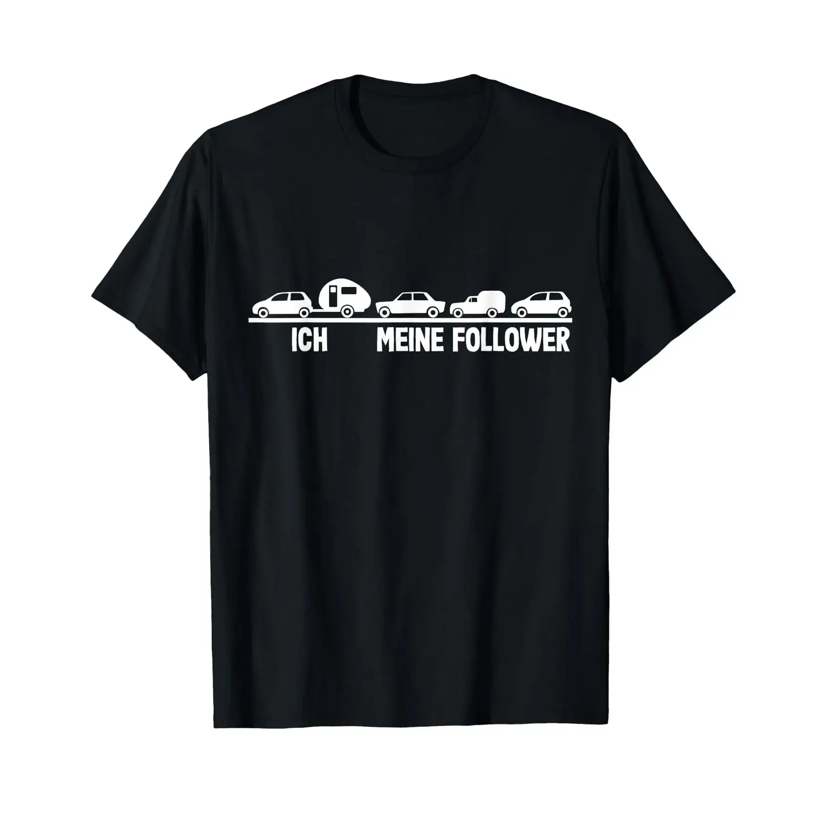 Me and My Followers Caravan Lovers T Shirt vintage Washed Stretched designer clothes Soft fashion Slightly Unisex Stylish