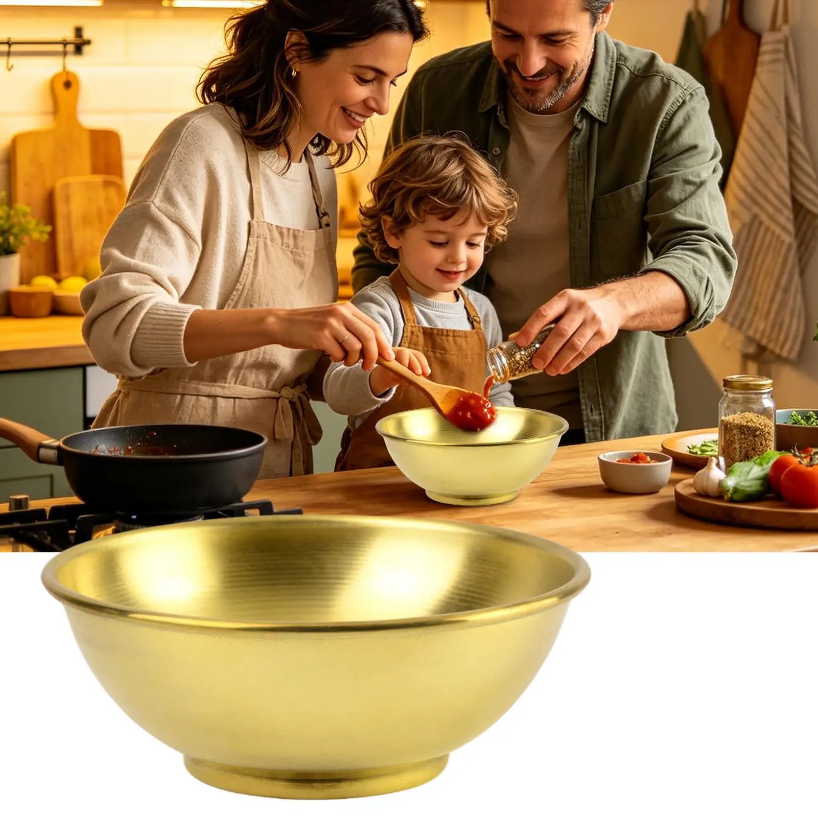 ชามทองแดงขนาดใหญ่ ภาชนะเก็บของ - Kitchen Baking Bowls บทวิจารณ์และราคา