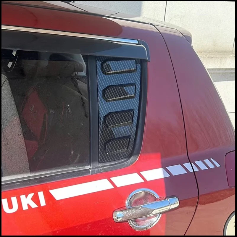 

Car Styling For Suzuki Swift 2005-2010 4 Doors Rear Window Louver Shutter Cover Trim Sticker Vent Decorative Auto Accessories