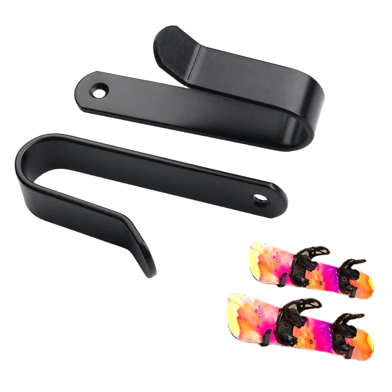 Snowboard Wall Rack Snowboard Wall Hanger Parts Wall Mounted Metal Tool Organizer Storage Hook Surfboard Holder For Apartment