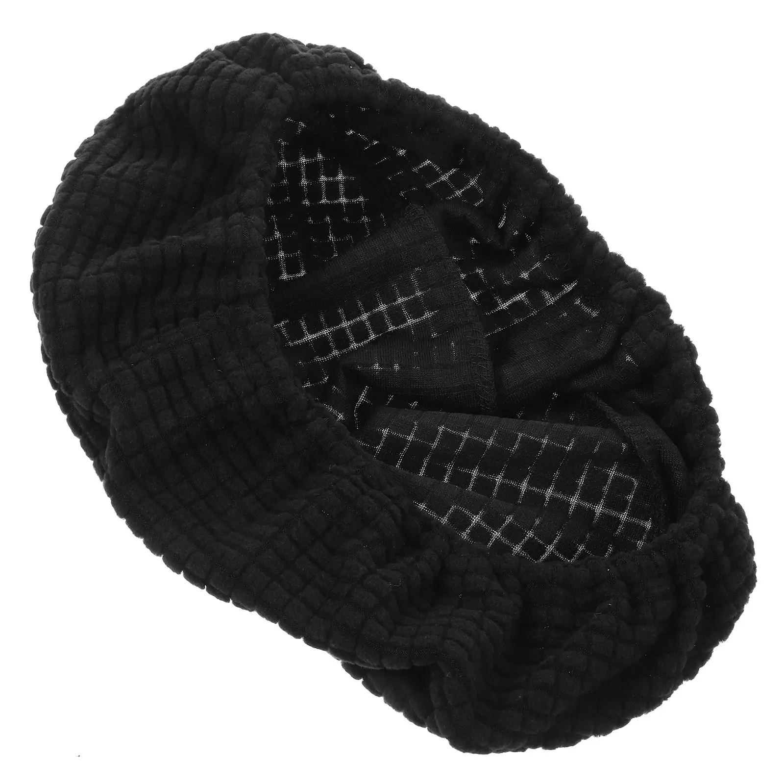 

Corn Kernels Headrest Cover Black Elastic Office Chair Support Cushion Sleeve Polyester Protect Stain Durability